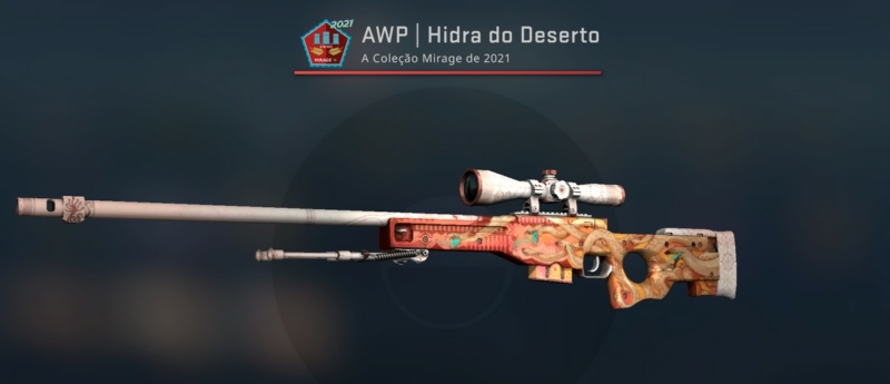 Primeiras AWPs Desert Hydra Da 2021 Mirage Collection Chegam Na Steam