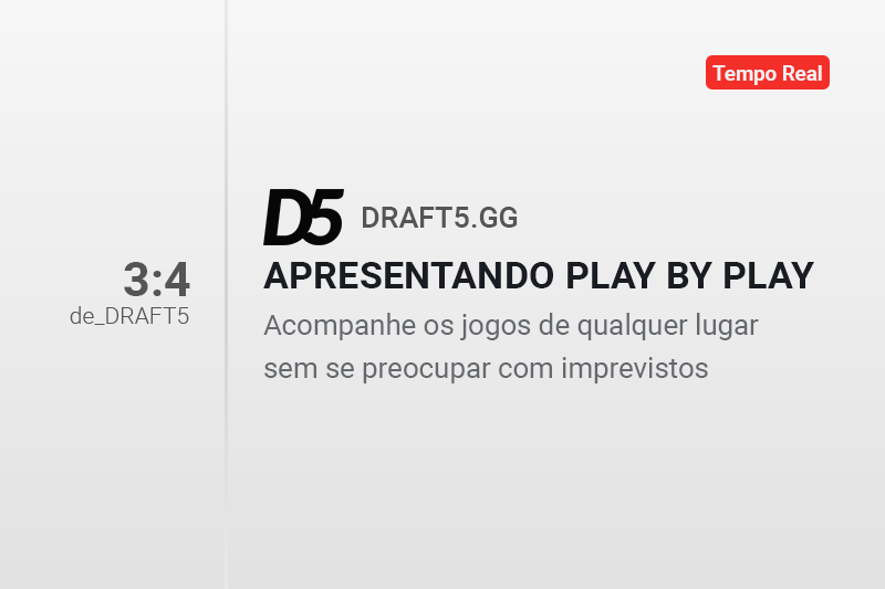 Próximas Partidas  DRAFT5 - Notícias e Coberturas CS