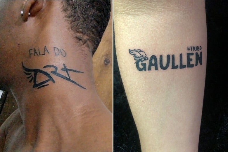 CS:GO: torcedor tatua autógrafo de FalleN