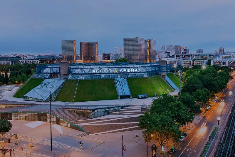 Accor Arena será palco dos jogos presenciais do Major de Paris | Foto: Divulgação/Accor Arena