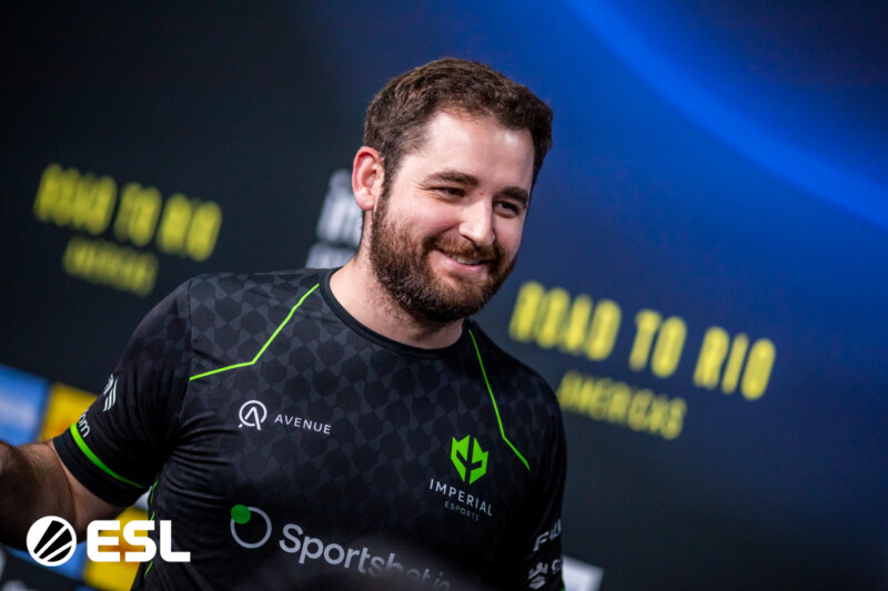 FalleN é o mais novo jogador da FURIA | Foto: Stephanie Lindgren/ESL