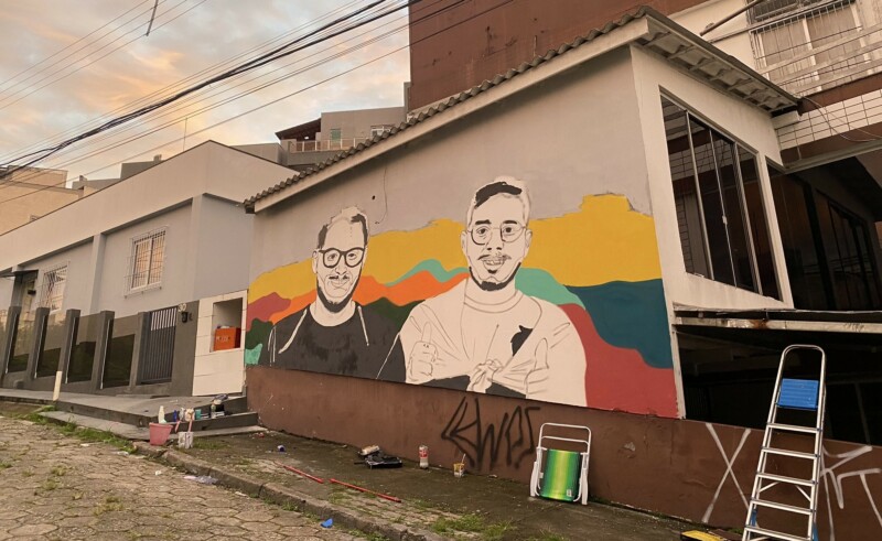 Fallen Rappers Mural Artista pinta mural com FalleN e KSCERATO em Florianópolis | DRAFT5 ...
