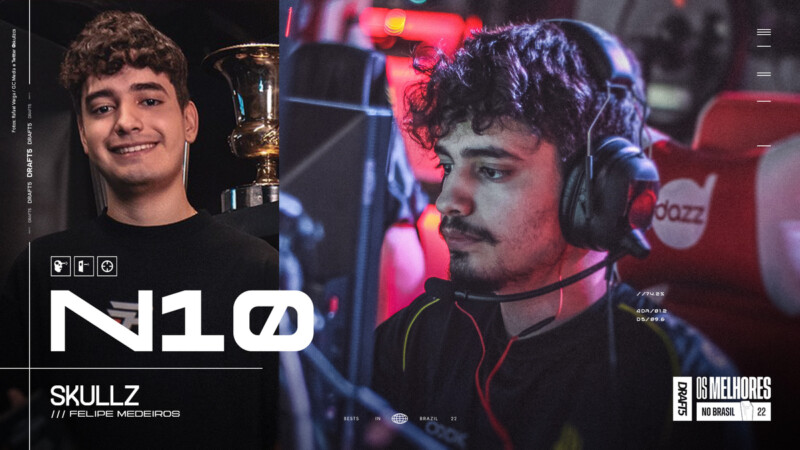 Skulls: the young talent from Brazil that has a lot of potential to change a team's stature within Counter-Strike (credits: Draft5)