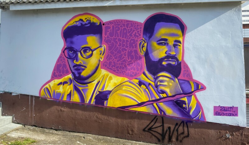 Fallen Rappers Mural Artista recria mural de FalleN e KSCERATO | DRAFT5 - Notícias e ...