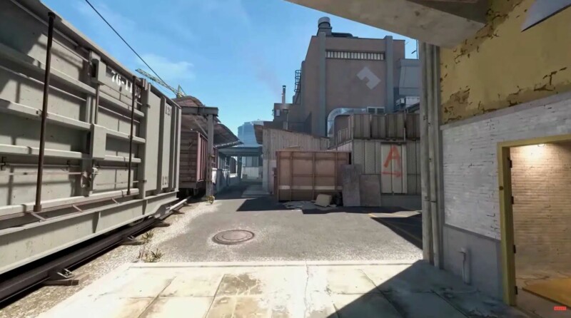 Train chegou a aparecer nos trailers do Counter-Strike 2 | Foto: Reprodução/YouTube/Valve