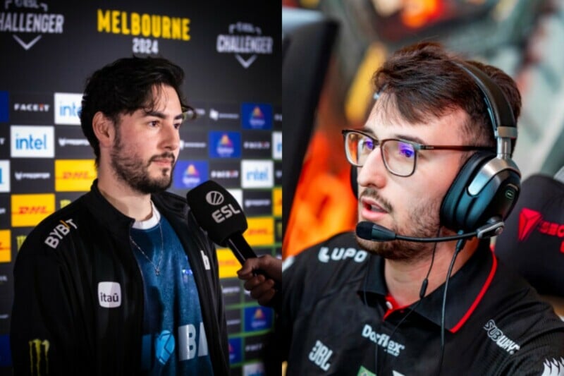 MIBR e paiN lutarão por vaga na IEM Rio 2024 | Foto: Enos Ku/ESL e João Ferreira/PGL